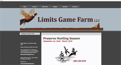 Desktop Screenshot of limitsgamefarm.com